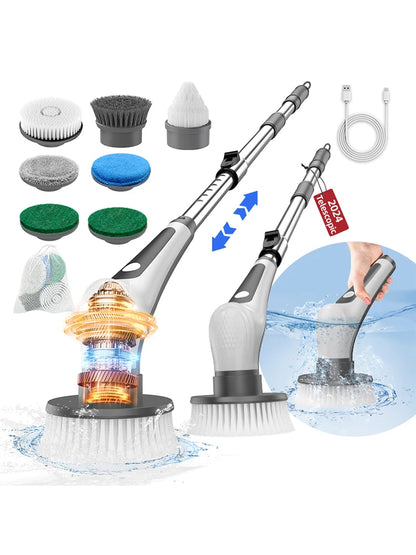 Voxoza Waterproof Electric Scrubber – The Ultimate Cleaning Powerhouse