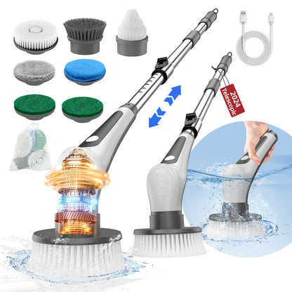 Voxoza Waterproof Electric Scrubber – The Ultimate Cleaning Powerhouse